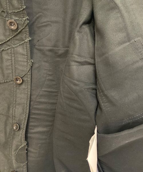 sacai（サカイ）sacai (サカイ) 24SS Moleskin Embroidered Patch Jacket ブラック サイズ:1の古着・服飾アイテム