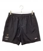 F.C.R.B.エフシーレアルブリストル）の古着「MESH BACK POCKET SHORTS」｜ブラック
