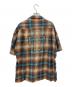 PENDLETON (ペンドルトン) ESTNATION (エストネーション) 別注オンブレチェックオープンカラーシャツ ブラウン×ブルー サイズ:L：13000円
