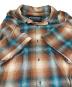 中古・古着 PENDLETON (ペンドルトン) ESTNATION (エストネーション) 別注オンブレチェックオープンカラーシャツ ブラウン×ブルー サイズ:L：13000円