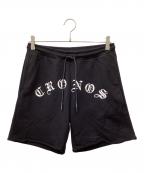 CRONOSクロノス）の古着「スウェットハーフパンツ」｜ブラック
