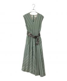 AKIRA NAKA（アキラナカ）の古着「Malena dress」｜グリーン