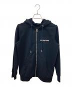 DIESELディーゼル）の古着「ジップアップパーカー」｜ブラック