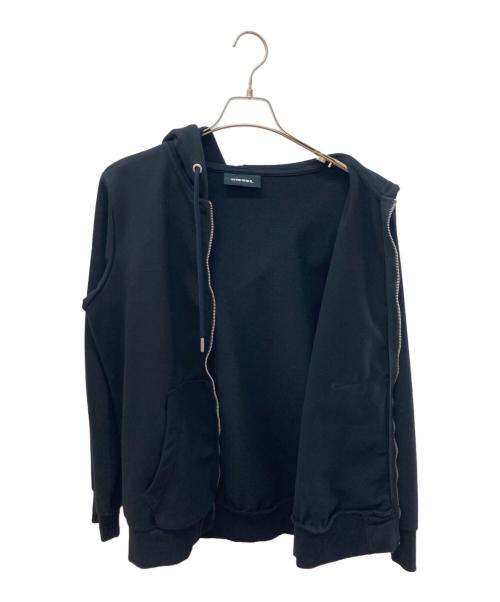 DIESEL（ディーゼル）DIESEL (ディーゼル) ジップアップパーカー ブラック サイズ:Sの古着・服飾アイテム