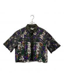 sacai（サカイ）の古着「Floral Print Shirt」｜グリーン