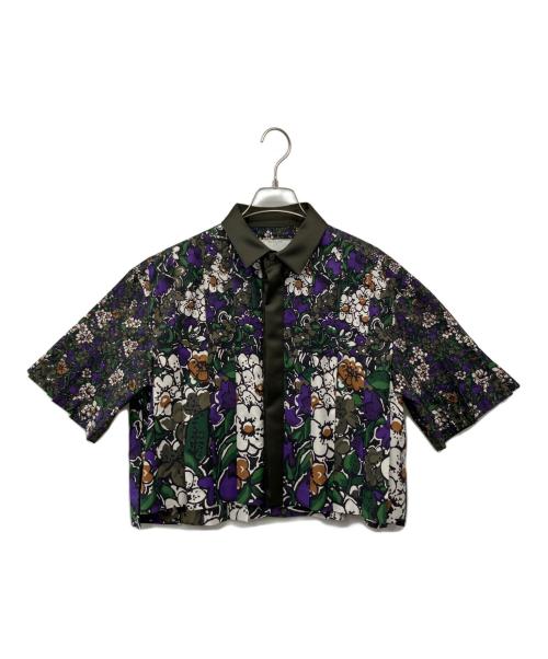 sacai（サカイ）sacai (サカイ) Floral Print Shirt グリーン サイズ:2の古着・服飾アイテム