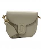 MARC JACOBSマークジェイコブズ）の古着「THE LEATHER COVERED J MARC SADDLE BAG SMALL」｜アイボリー