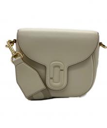 MARC JACOBS（マークジェイコブズ）の古着「THE LEATHER COVERED J MARC SADDLE BAG SMALL」｜アイボリー