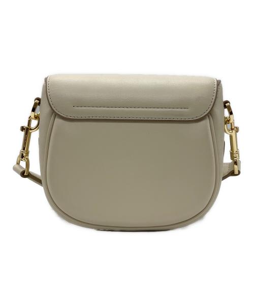 MARC JACOBS（マークジェイコブズ）MARC JACOBS (マークジェイコブズ) THE LEATHER COVERED J MARC SADDLE BAG SMALL アイボリーの古着・服飾アイテム