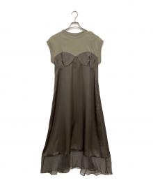 sacai（サカイ）の古着「Cotton Jersey Dress」｜オリーブ