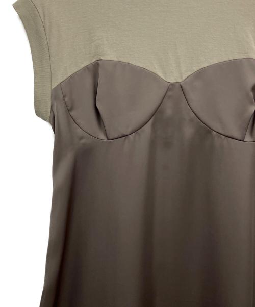 sacai（サカイ）sacai (サカイ) Cotton Jersey Dress オリーブ サイズ:2の古着・服飾アイテム