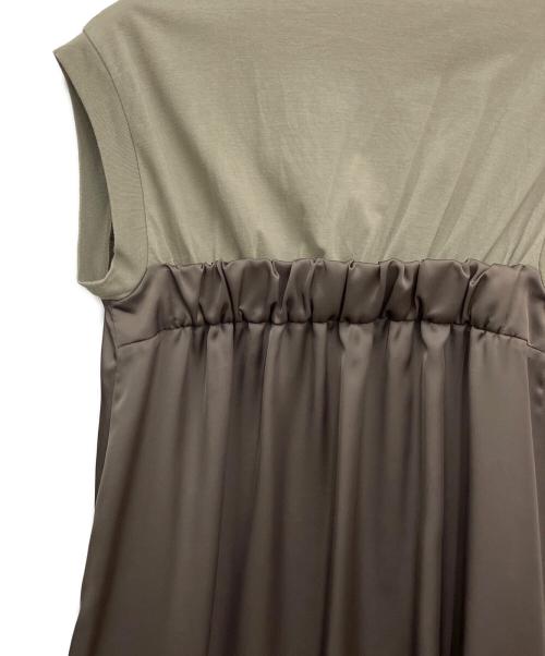 sacai（サカイ）sacai (サカイ) Cotton Jersey Dress オリーブ サイズ:2の古着・服飾アイテム