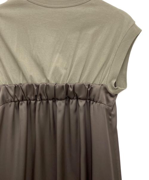 sacai（サカイ）sacai (サカイ) Cotton Jersey Dress オリーブ サイズ:2の古着・服飾アイテム