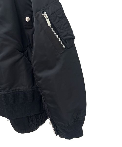 sacai（サカイ）sacai (サカイ) 21AW Nylon Twill Mix Blouson ブラック サイズ:2の古着・服飾アイテム