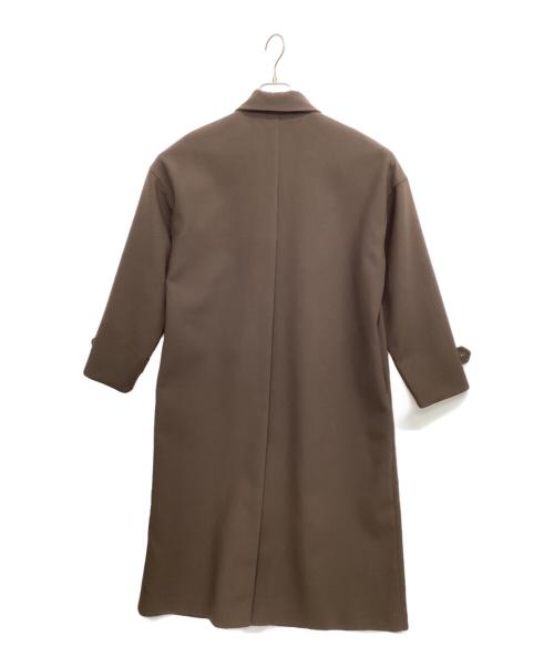 RIM.ARK（リムアーク）RIM.ARK (リムアーク) Stand collar Iline long JK ブラウン サイズ:36の古着・服飾アイテム