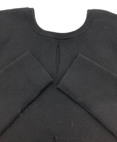CLANE（クラネ）CLANE (クラネ) W FACE HOLE KNIT TOPS ブラック サイズ:2の古着・服飾アイテム