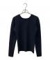 CLANE (クラネ) W FACE HOLE KNIT TOPS ブラック サイズ:2：6000円
