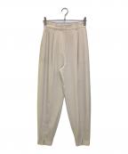 CLANEクラネ）の古着「SLIT HEM BALLOON PANTS」｜アイボリー