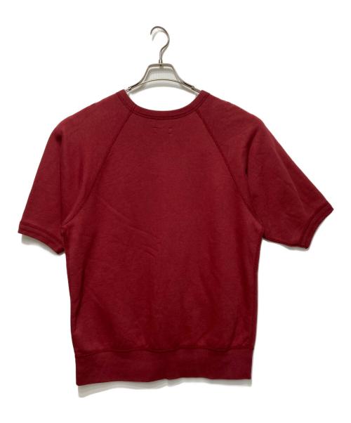 CIOTA（シオタ）CIOTA (シオタ) スビンコットン 裏毛 ショートスリーブ スウェット レッド サイズ:4の古着・服飾アイテム