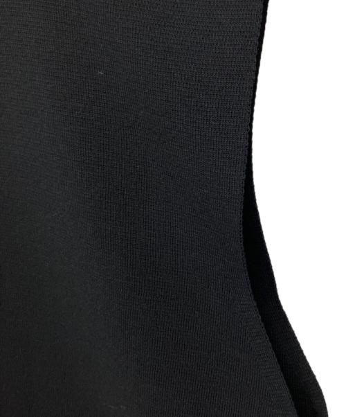 BLAMINK（ブラミンク）BLAMINK (ブラミンク) コットンミラノ14Gハーフジップニット ブラック サイズ:36　の古着・服飾アイテム