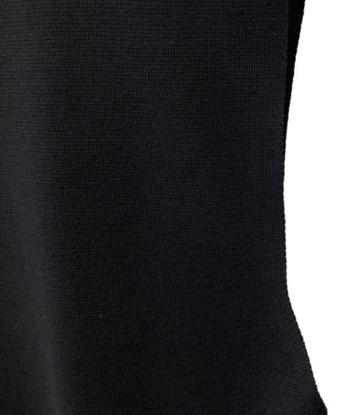 BLAMINK（ブラミンク）BLAMINK (ブラミンク) コットンミラノ14Gハーフジップニット ブラック サイズ:36　の古着・服飾アイテム