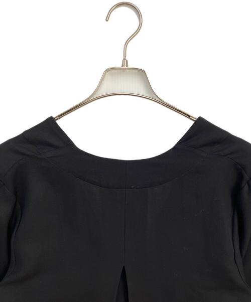 seya.（セヤ）seya. (セヤ) Vネックブラウス ブラック サイズ:1の古着・服飾アイテム