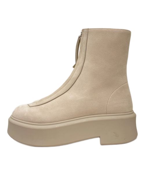THE ROW（ザ ロウ）THE ROW (ザ ロウ) ZIPPED BOOT I ベージュ サイズ:37の古着・服飾アイテム