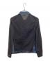 LANVIN (ライバン) シアー切替シャツジャケット ブルー×ブラック サイズ:44：15000円