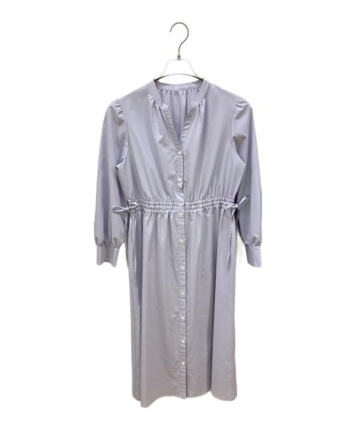 NOLLEY'S（ノーリーズ）NOLLEY'S (ノーリース) シャツワンピース ラベンダー サイズ:36 未使用品の古着・服飾アイテム