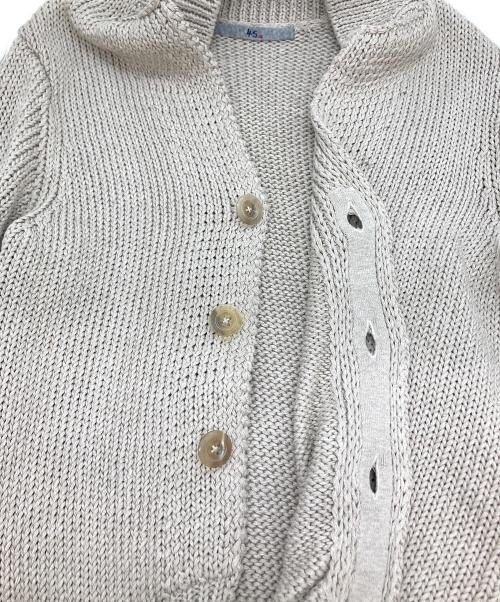 45R（フォーティファイブ・アール）45R (フォーティファイブ・アール) コットンニットジャケット ベージュ サイズ:2の古着・服飾アイテム