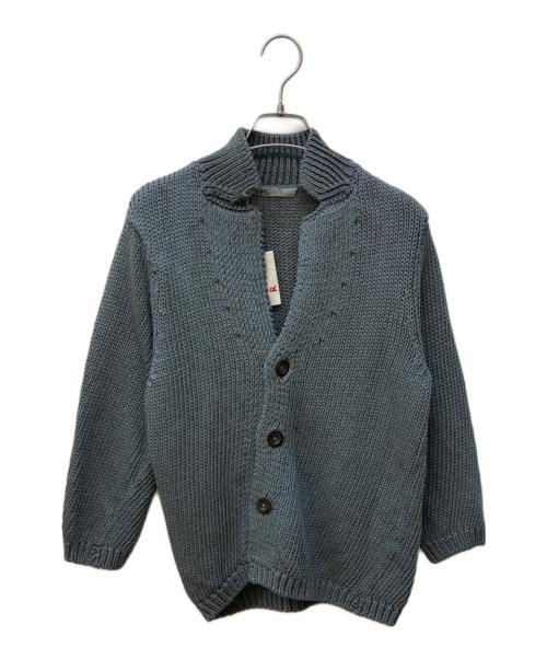 45R（フォーティファイブ・アール）45R (フォーティファイブ・アール) コットンニットジャケット グレー サイズ:2の古着・服飾アイテム