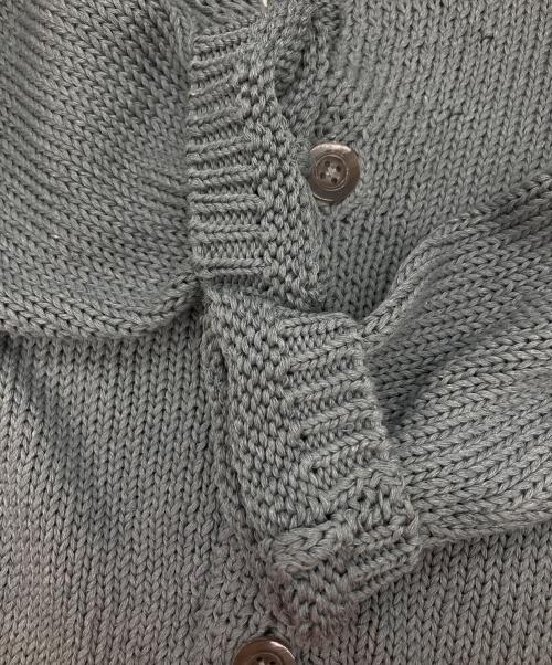 45R（フォーティファイブ・アール）45R (フォーティファイブ・アール) コットンニットジャケット グレー サイズ:2の古着・服飾アイテム