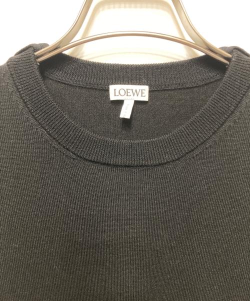 LOEWE（ロエベ）LOEWE (ロエベ) アナグラムポケット付ニット ブラック サイズ:Sの古着・服飾アイテム