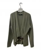 LAUREN RALPH LAURENローレンラルフローレン）の古着「ニットカーディガン」｜オリーブ
