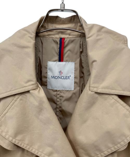 MONCLER（モンクレール）MONCLER (モンクレール) トレンチコート ベージュ サイズ:1の古着・服飾アイテム