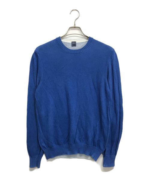 FEDELI（フェデーリ）FEDELI (フェデーリ) ARG.8 POP ML.SUPIMA ブルー サイズ:48の古着・服飾アイテム