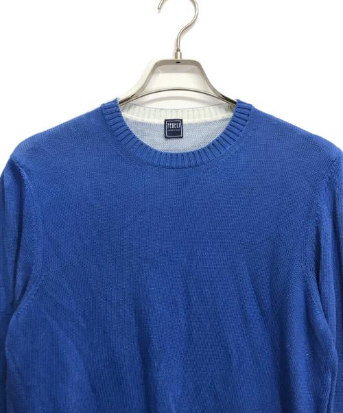 FEDELI（フェデーリ）FEDELI (フェデーリ) ARG.8 POP ML.SUPIMA ブルー サイズ:48の古着・服飾アイテム