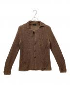 Zanoneザノーネ）の古着「リネンカーディガン」｜ブラウン