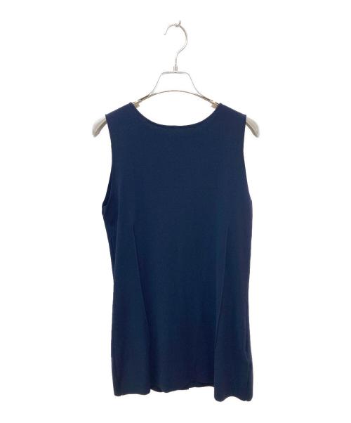 martinique（マルティニーク）martinique (マルティニーク) サマーレーヨンニット ネイビー サイズ:FREEの古着・服飾アイテム