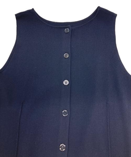 martinique（マルティニーク）martinique (マルティニーク) サマーレーヨンニット ネイビー サイズ:FREEの古着・服飾アイテム