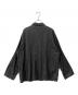 POST O'ALLS (ポストオーバーオールズ) チャイナボタンデニムカバーオールジャケット ブラック サイズ:L：12000円