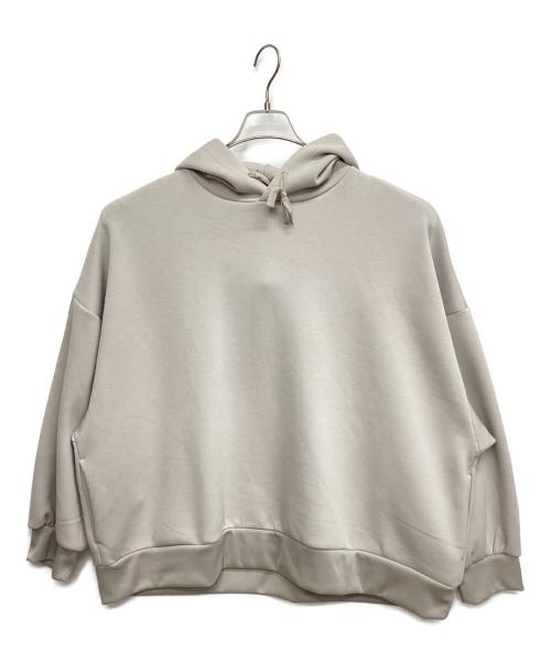 MAISON SPECIAL（メゾンスペシャル）MAISON SPECIAL (メゾンスペシャル) プルオーバースウェットパーカー グレージュの古着・服飾アイテム
