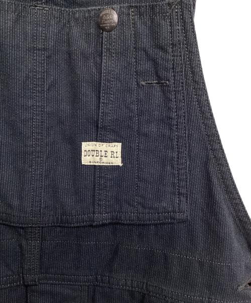 RRL（ダブルアールエル）RRL (ダブルアールエル) オールUSED加工オーバーオール ブラック サイズ:ＸＳの古着・服飾アイテム