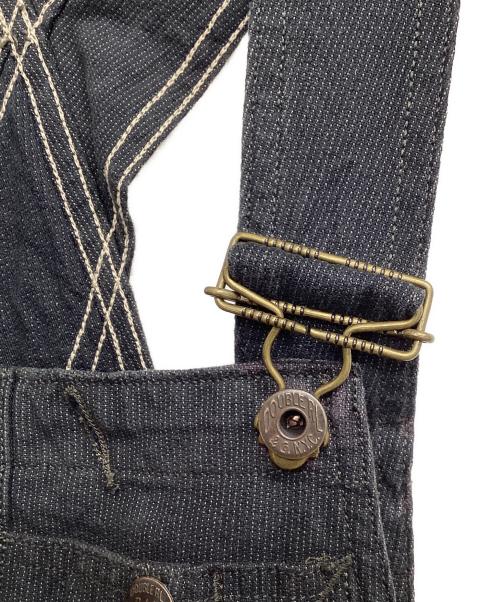 RRL（ダブルアールエル）RRL (ダブルアールエル) オールUSED加工オーバーオール ブラック サイズ:ＸＳの古着・服飾アイテム