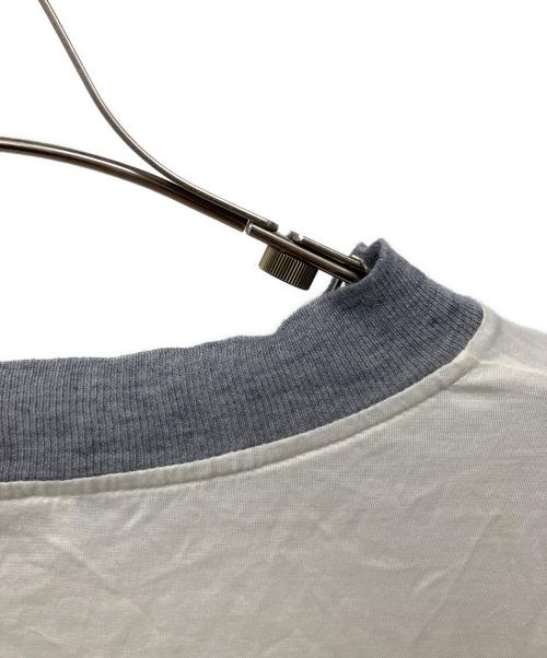 JIL SANDER（ジルサンダー）JIL SANDER (ジルサンダー) 切替Tシャツ ホワイト×グレー サイズ:Mの古着・服飾アイテム