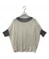 JIL SANDER（ジルサンダー）の古着「切替Tシャツ」｜ホワイト×グレー