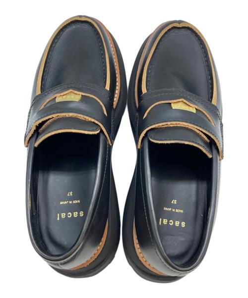 sacai（サカイ）sacai (サカイ) Loafers ブラック サイズ:37の古着・服飾アイテム