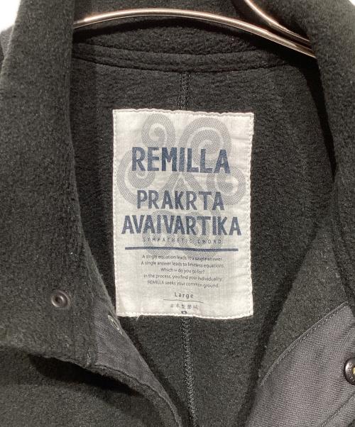 REMILLA（レミーラ）REMILLA (レミーラ) フリースジャンプスーツ ブラック サイズ:Lの古着・服飾アイテム