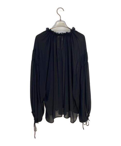 AP STUDIO（エーピーストゥディオ）AP STUDIO (エーピーストゥディオ) ヨーリューブラウス ブラック サイズ:FREE 未使用品の古着・服飾アイテム