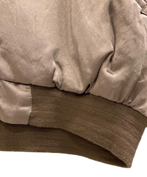 SCENTOF（セントオブ）SCENTOF (セントオブ) サテンブルゾン ブラウン サイズ:SIZE Free 未使用品の古着・服飾アイテム